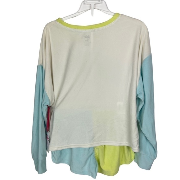 NWT JUSTICE Girl’s 2-Piece Pajamas Sz Large (12/14) Multi Colors Long Sleeves - Picture 3 of 14